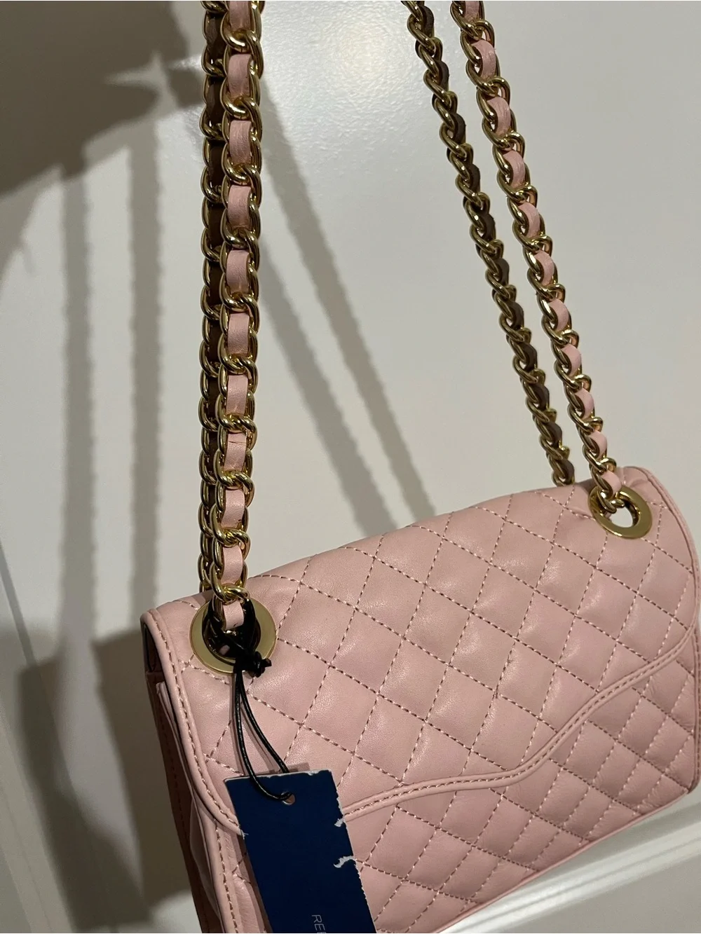 NWT! Rebecca Minkoff Mini Quilted Affair Pink Quartz